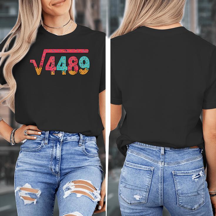 Square Root 4489 Slang Math Teacher Six Seven 6 7 Meme 67 Women's T-Shirt, funny design Square Root 4489 Slang Math Teacher Six Seven 6 7 Meme 67 Women's T-Shirt, funny design