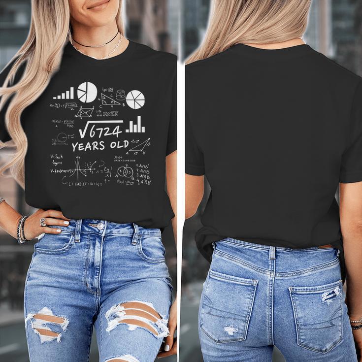 Square Root 82 Year Old Teacher 82nd Birthday For Men Women Kids Women's T-Shirt, funny design Square Root 82 Year Old Teacher 82nd Birthday For Men Women Kids Women's T-Shirt, funny design