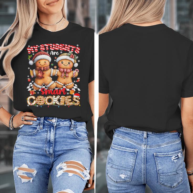 My Student Are Smart Cookies Pjs Christmas Xmas Teacher Women's T-Shirt, funny design My Student Are Smart Cookies Pjs Christmas Xmas Teacher Women's T-Shirt, funny design