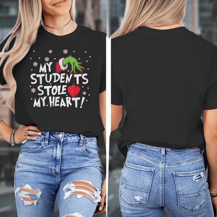 My Students Stole My Heart School Teacher Christmas Men Women Kids Women's T-Shirt, funny design My Students Stole My Heart School Teacher Christmas Men Women Kids Women's T-Shirt, funny design