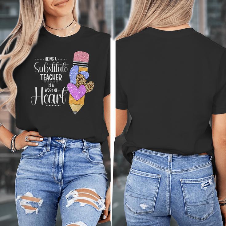 Being A Substitute Teacher Substitute Teaching Women's T-Shirt, funny design