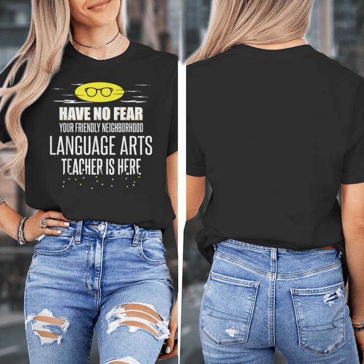 Super Language Arts Teacher Have No Fear T-Shirt Women's T-Shirt, Super Teacher Gifts, funny design Super Language Arts Teacher Have No Fear T-Shirt Women's T-Shirt, Super Teacher Gifts, funny design