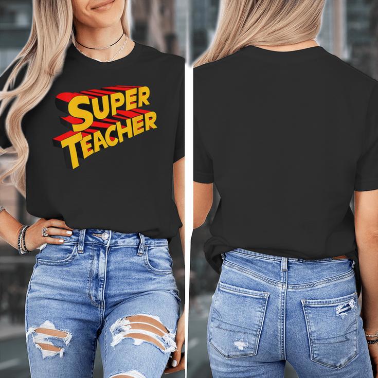 Super Teacher SuperTeacher Women's T-Shirt, Super Teacher Gifts, funny design Super Teacher SuperTeacher Women's T-Shirt, Super Teacher Gifts, funny design