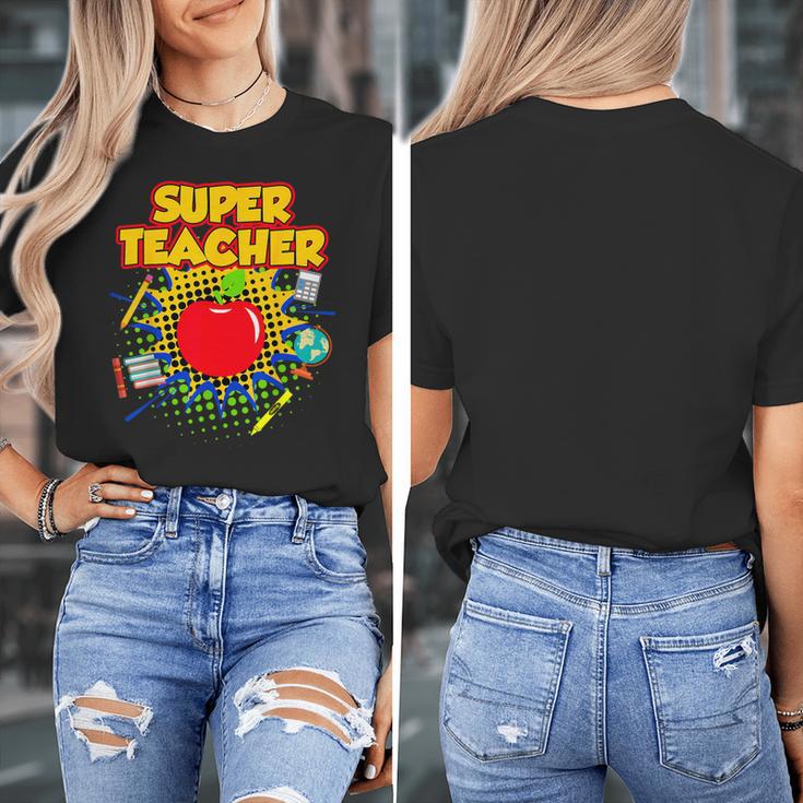 Superhero Teacher Appreciation Teaching Tee Women's T-Shirt, funny design Superhero Teacher Appreciation Teaching Tee Women's T-Shirt, funny design