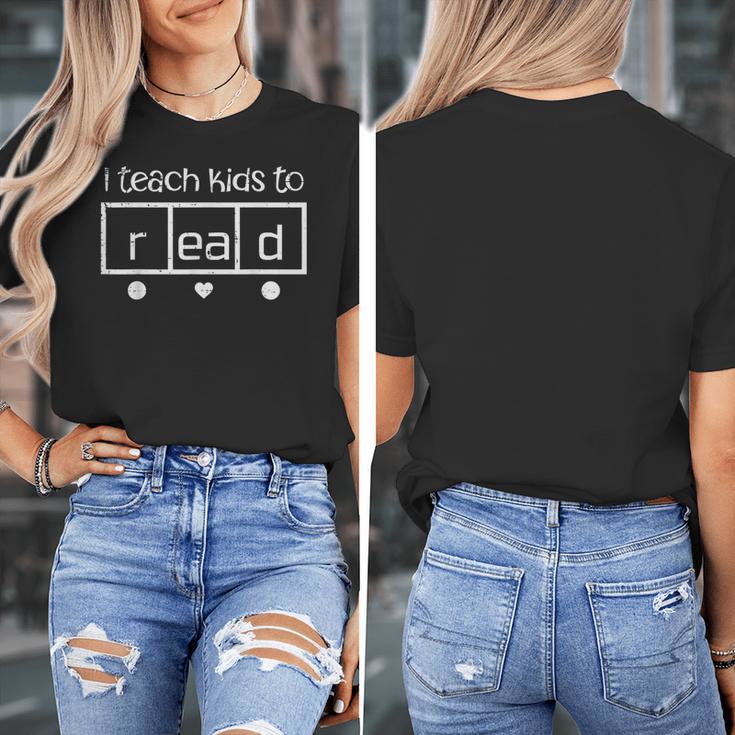 I Teach Kids To Read Teacher Science Of Reading Women Men Women's T-Shirt, Science Teacher Gifts, funny design I Teach Kids To Read Teacher Science Of Reading Women Men Women's T-Shirt, Science Teacher Gifts, funny design