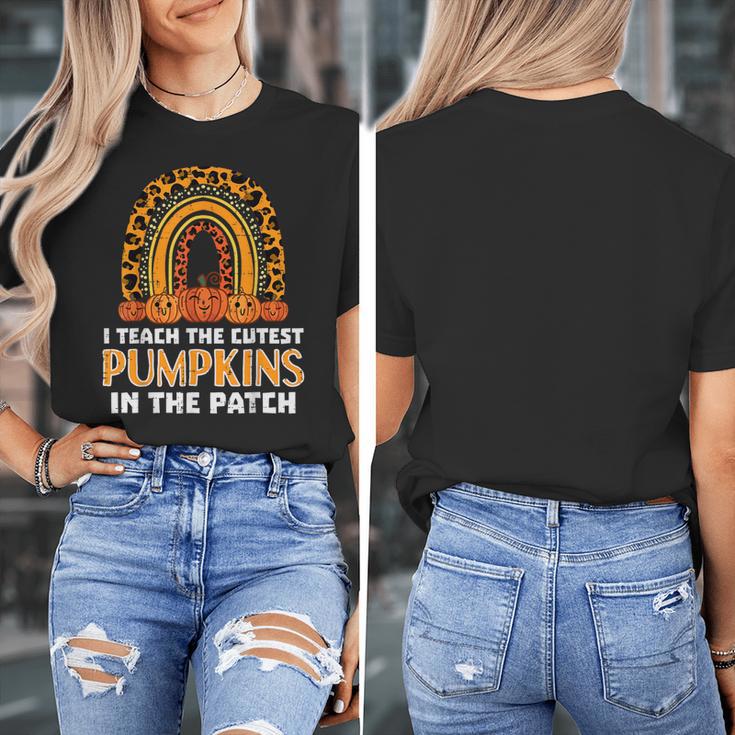 Teach Leopard Rainbow Cute Halloween Costume Teacher Women Women's T-Shirt, funny design Teach Leopard Rainbow Cute Halloween Costume Teacher Women Women's T-Shirt, funny design