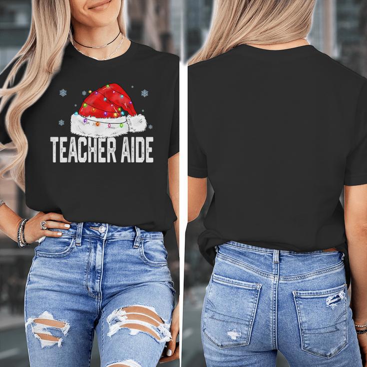 Teacher Aide Christmas Women Family Matching Group Xmas Women's T-Shirt, funny design Teacher Aide Christmas Women Family Matching Group Xmas Women's T-Shirt, funny design