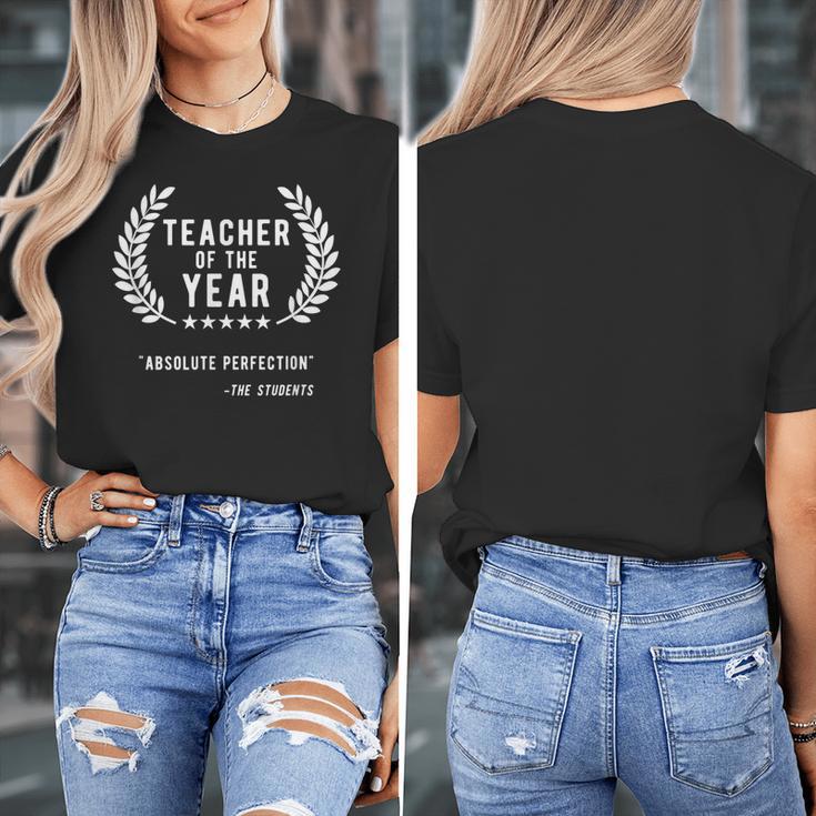 Teacher Appreciation Shirts Teacher Of The Year Women's T-Shirt, funny design Teacher Appreciation Shirts Teacher Of The Year Women's T-Shirt, funny design