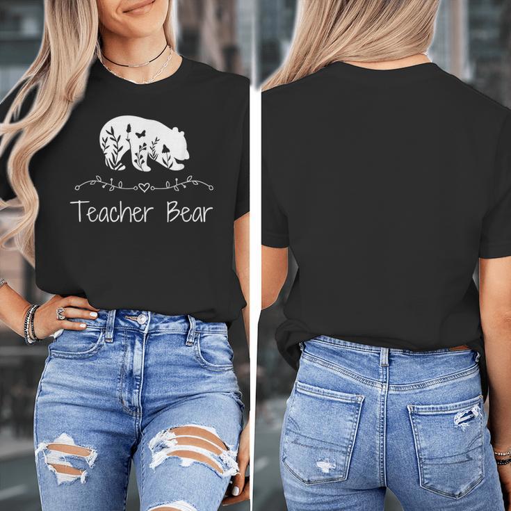 Teacher Bear For Educators Teacher Appreciation Women's T-Shirt, funny design