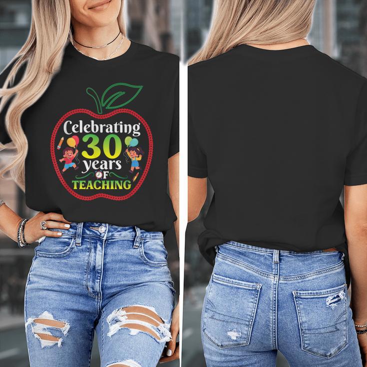 Teacher Celebrating 30 Years Of Teaching Students School Women's T-Shirt, funny design Teacher Celebrating 30 Years Of Teaching Students School Women's T-Shirt, funny design