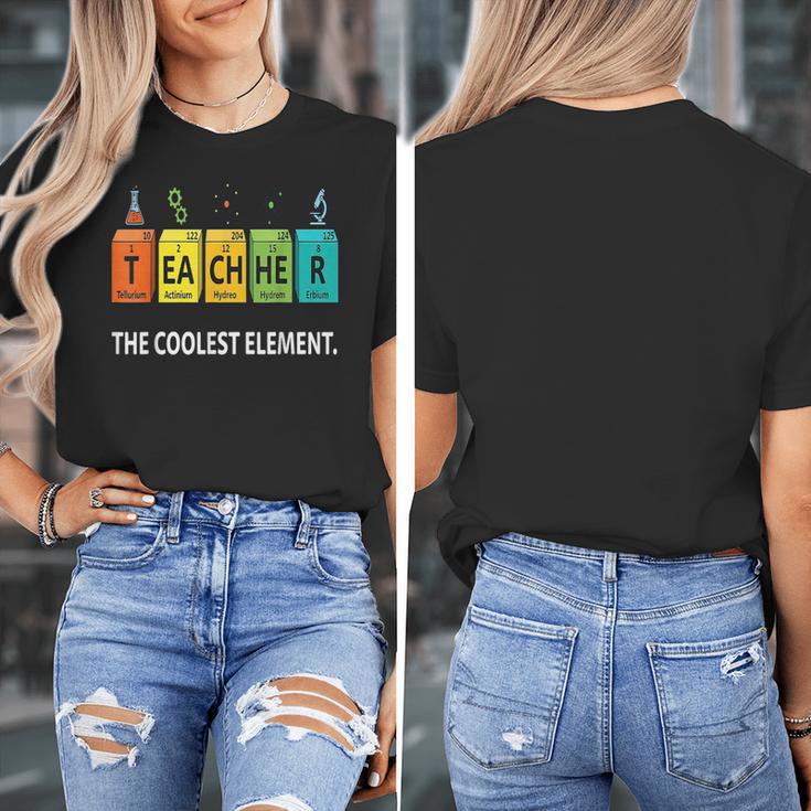 Teacher The Coolest Element Chemistry Periodic Table Science Women's T-Shirt, Science Teacher Gifts, funny design Teacher The Coolest Element Chemistry Periodic Table Science Women's T-Shirt, Science Teacher Gifts, funny design