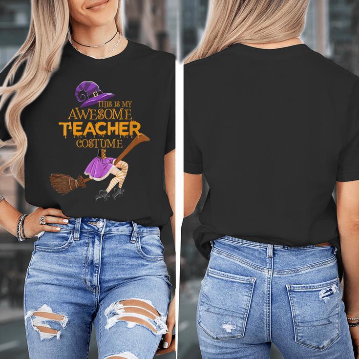 This Is My Teacher Costume Halloween Family Matching Group Women's T-Shirt, funny design This Is My Teacher Costume Halloween Family Matching Group Women's T-Shirt, funny design