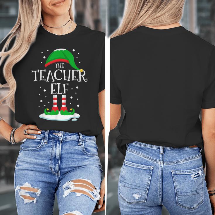The Teacher Elf Christmas Family Matching Xmas Group For Men Women Women's T-Shirt, funny design The Teacher Elf Christmas Family Matching Xmas Group For Men Women Women's T-Shirt, funny design