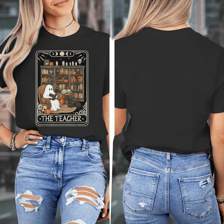 The Teacher Ghost Book Reading Books Lover Halloween Women's T-Shirt, funny design The Teacher Ghost Book Reading Books Lover Halloween Women's T-Shirt, funny design