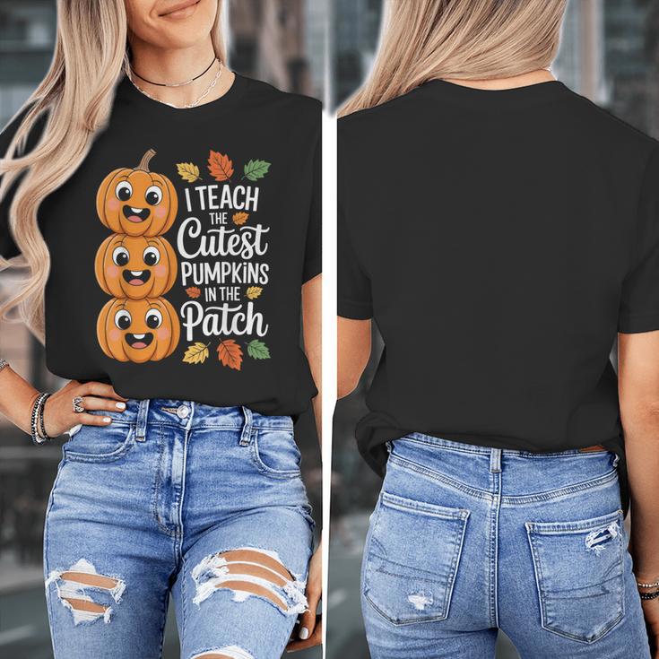 Teacher Halloween Tshirts I Teach The Cutest Pumpkins Women's T-Shirt, funny design Teacher Halloween Tshirts I Teach The Cutest Pumpkins Women's T-Shirt, funny design