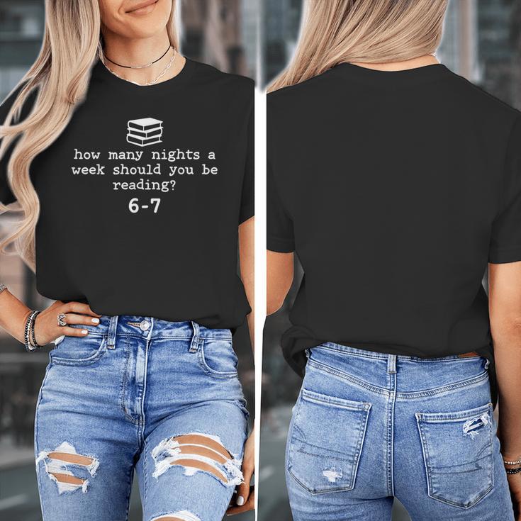 Teacher Haunted By 6-7 Halloween 6 7 Reading Book 67 Women's T-Shirt, funny design Teacher Haunted By 6-7 Halloween 6 7 Reading Book 67 Women's T-Shirt, funny design