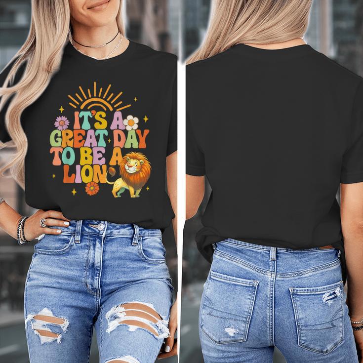 Teacher Life Back To School It's A Great A Day To Be A Lion Women's T-Shirt, funny design Teacher Life Back To School It's A Great A Day To Be A Lion Women's T-Shirt, funny design