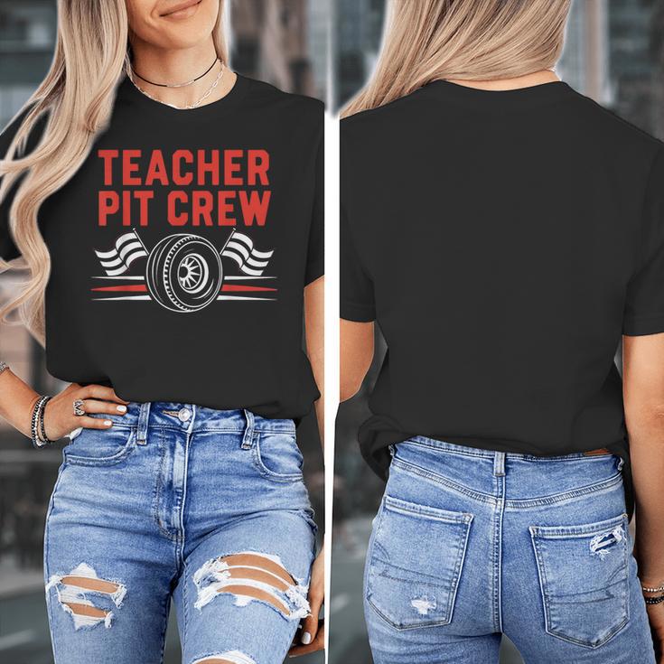 Teacher Pit Crew Race Car Driver Costume Men Women Kids Women's T-Shirt, funny design Teacher Pit Crew Race Car Driver Costume Men Women Kids Women's T-Shirt, funny design