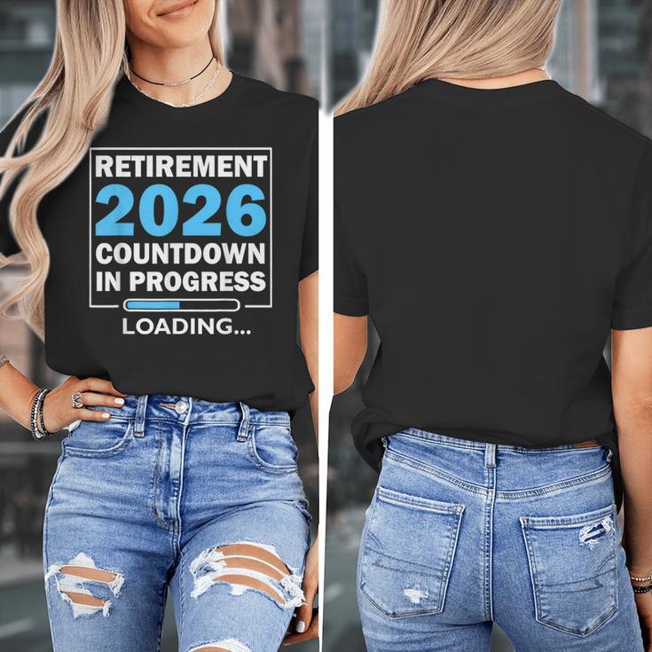 Teacher Retirement Class Of 2026 Loading Retired Women's T-Shirt, funny design Teacher Retirement Class Of 2026 Loading Retired Women's T-Shirt, funny design
