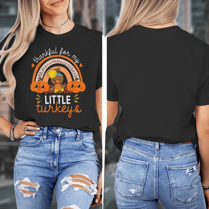 Teacher Thanksgiving Shirt Thankful For My Little Turkeys Women's T-Shirt, funny design Teacher Thanksgiving Shirt Thankful For My Little Turkeys Women's T-Shirt, funny design