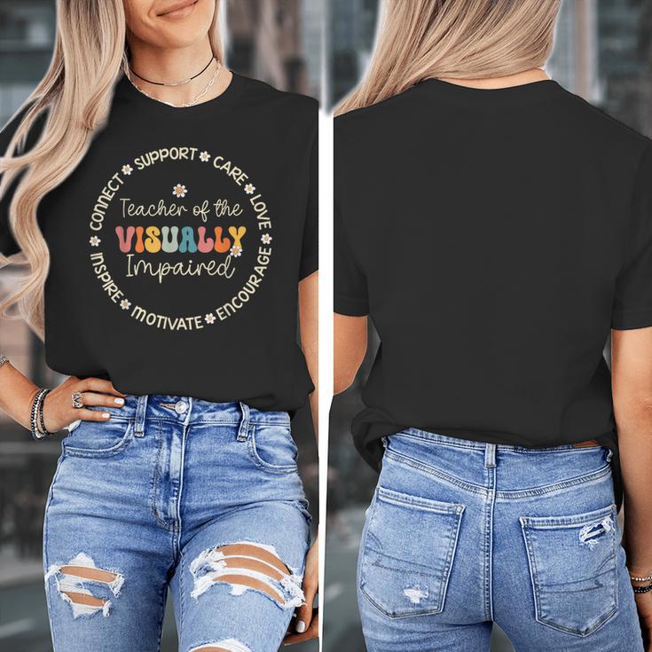 Teacher Of The Visually Impaired Appreciation Back To School Women's T-Shirt, funny design Teacher Of The Visually Impaired Appreciation Back To School Women's T-Shirt, funny design