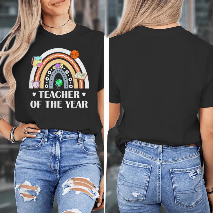 Teacher Of The Year Best Teacher Ever Men Women Women's T-Shirt, funny design