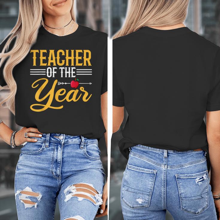 Teacher Of The Year Men Women Teachers Women's T-Shirt, funny design Teacher Of The Year Men Women Teachers Women's T-Shirt, funny design