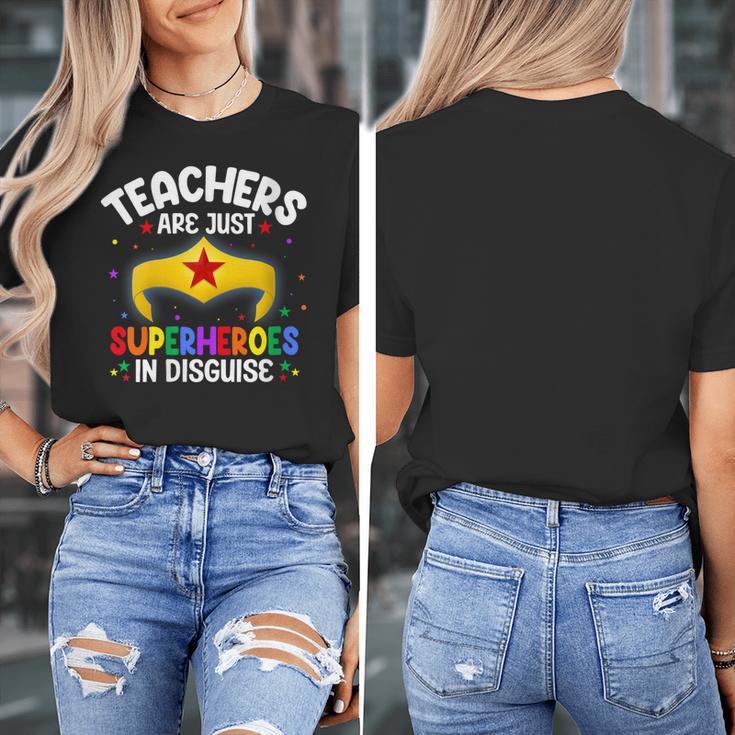 Teachers Are Just Superheroes In Disguise School Women Men Women's T-Shirt, funny design Teachers Are Just Superheroes In Disguise School Women Men Women's T-Shirt, funny design