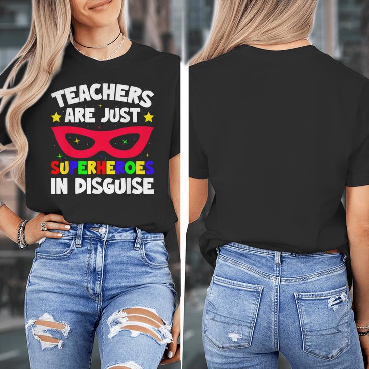 Teachers Are Just Superheroes In Disguise School Women's T-Shirt, funny design Teachers Are Just Superheroes In Disguise School Women's T-Shirt, funny design