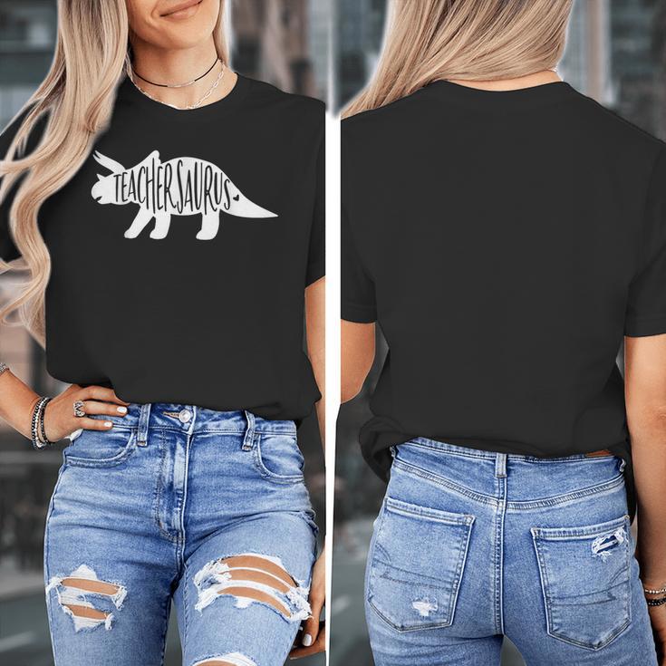 Teachersaurus Like A Normal Teacher Awesome Dinosaur Teacher Men Women Girls Kids Women's T-Shirt, funny design Teachersaurus Like A Normal Teacher Awesome Dinosaur Teacher Men Women Girls Kids Women's T-Shirt, funny design