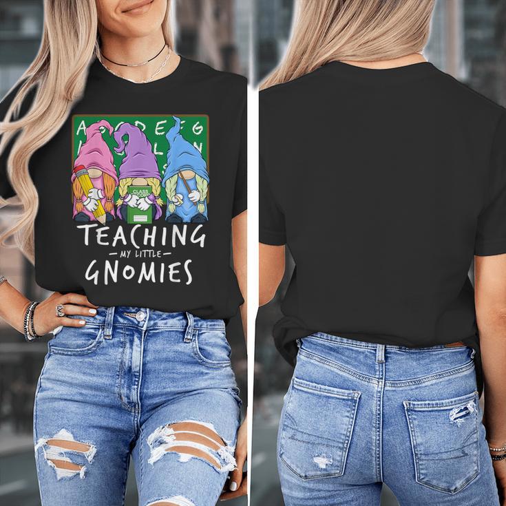 Teaching My Little Gnomies With Gnome For Teacher Women Women's T-Shirt, funny design Teaching My Little Gnomies With Gnome For Teacher Women Women's T-Shirt, funny design