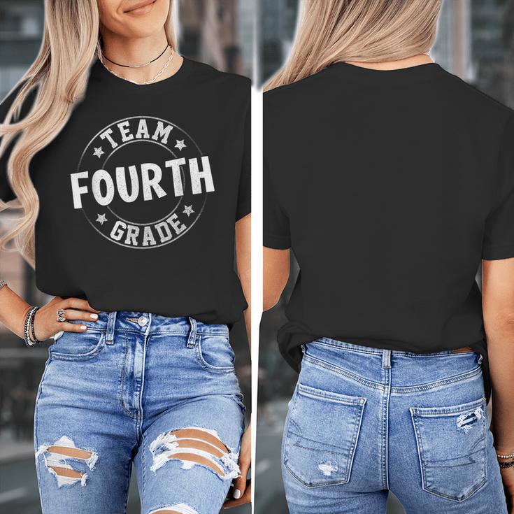 Team Fourth Grade Teacher Student Back To School 4th Grade Women's T-Shirt, 4th Grade Teacher Gifts, funny design Team Fourth Grade Teacher Student Back To School 4th Grade Women's T-Shirt, 4th Grade Teacher Gifts, funny design