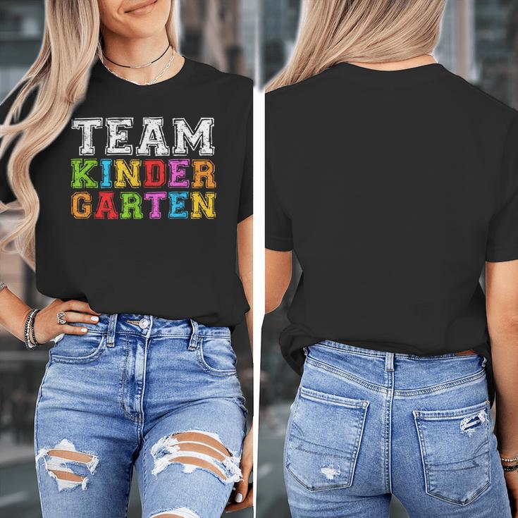 Team Kindergarten Shirt Boy Girl Teacher Graduation Women's T-Shirt, funny design