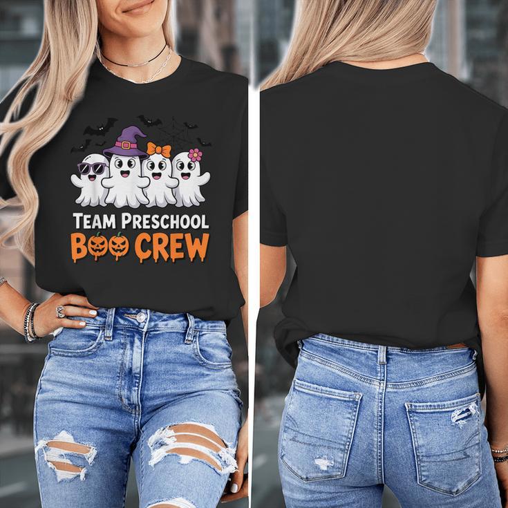 Team Preschool Boo Crew Halloween Teacher Student Costume Women's T-Shirt, funny design Team Preschool Boo Crew Halloween Teacher Student Costume Women's T-Shirt, funny design