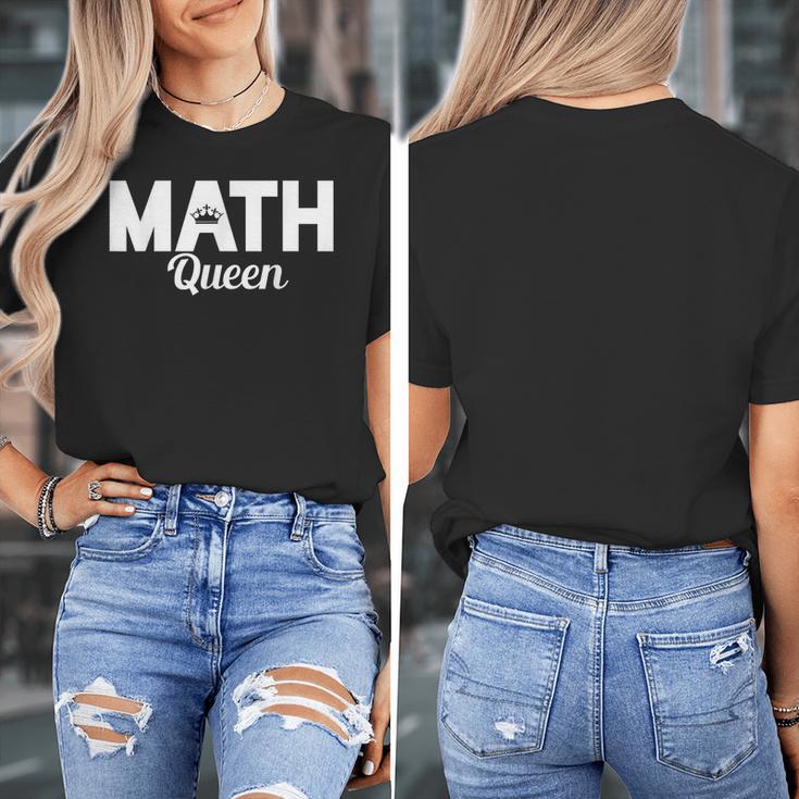 TeeArt Math Mathematics Queen Math Teacher Women's T-Shirt, funny design TeeArt Math Mathematics Queen Math Teacher Women's T-Shirt, funny design
