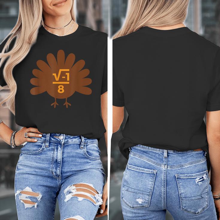 Thanksgiving Math Teacher Math Symbol Men Women Girls Kids Women's T-Shirt, funny design Thanksgiving Math Teacher Math Symbol Men Women Girls Kids Women's T-Shirt, funny design