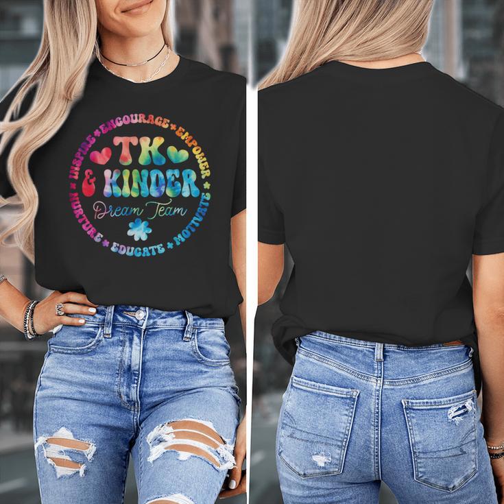 TK & Kinder Dream Team Transitional Kindergarten Teacher Women's T-Shirt, funny design