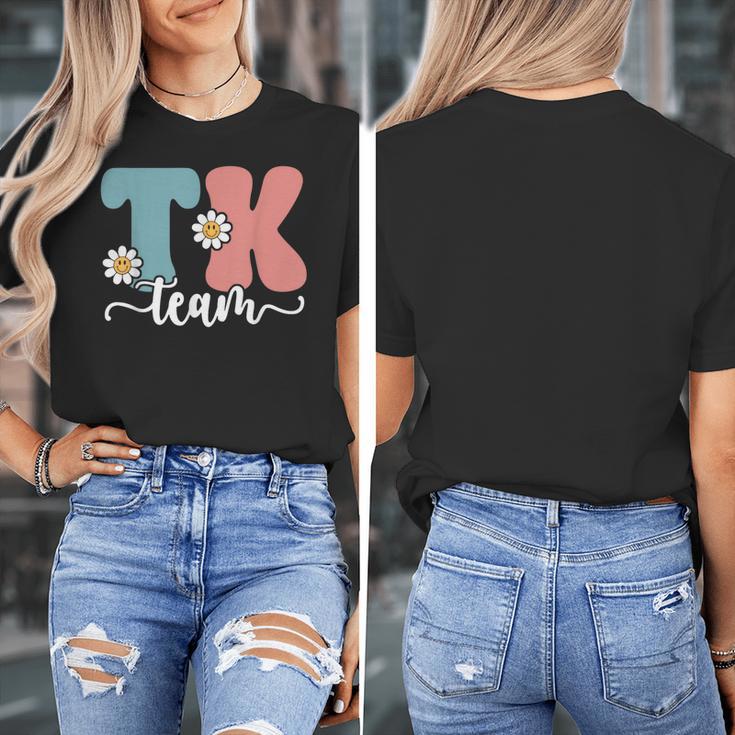 TK Team Back To School Teachers Students Team TK Women's T-Shirt, funny design TK Team Back To School Teachers Students Team TK Women's T-Shirt, funny design