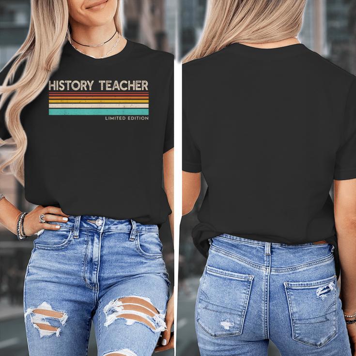 History Teacher Limited Edition Retro History Education Women's T-Shirt, History Teacher Gifts, funny design History Teacher Limited Edition Retro History Education Women's T-Shirt, History Teacher Gifts, funny design