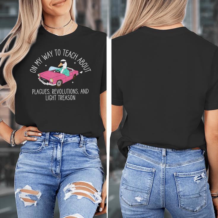 History Teacher Silly Goose Back To School Social Studies Women's T-Shirt, History Teacher Gifts, funny design History Teacher Silly Goose Back To School Social Studies Women's T-Shirt, History Teacher Gifts, funny design