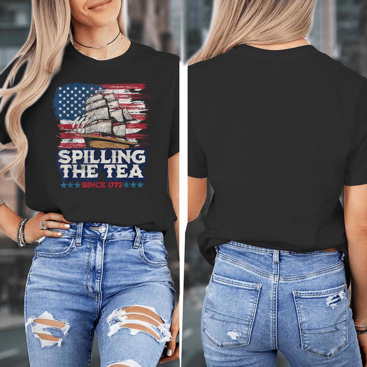 US History Teacher Boston Spilling The Tea Since 1773 Women's T-Shirt, History Teacher Gifts, funny design US History Teacher Boston Spilling The Tea Since 1773 Women's T-Shirt, History Teacher Gifts, funny design
