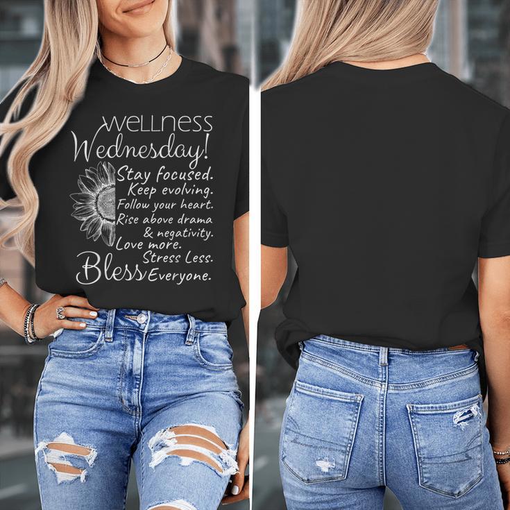 Wellness Wednesday Nurse Counselor Teacher Quotes Women's T-Shirt, funny design