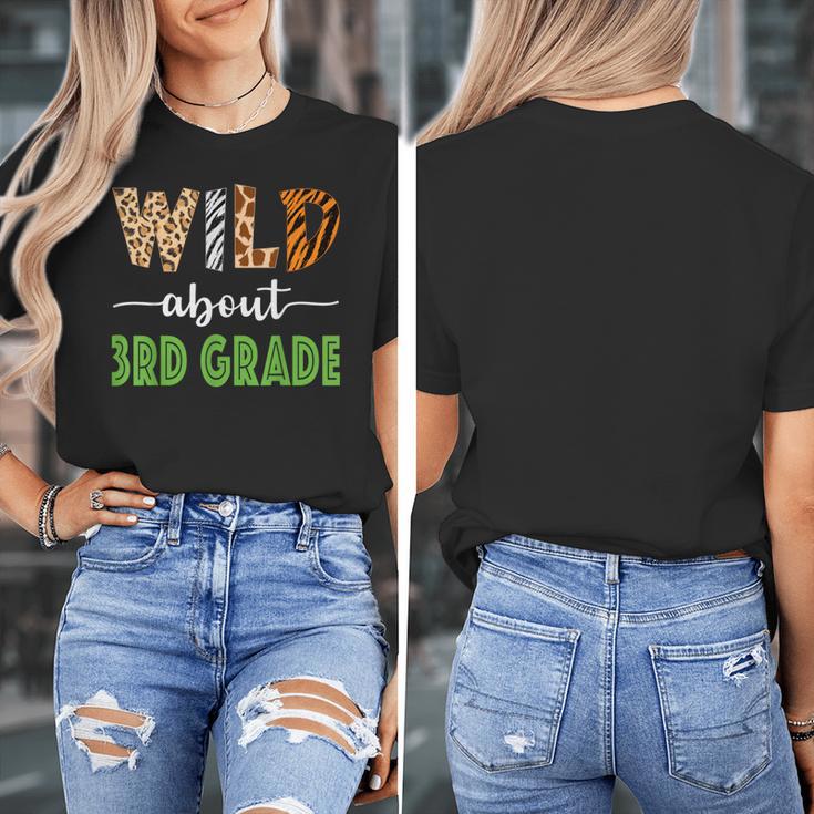Wild About 3rd Grade Teacher Student Third Grade Zoo Safari Men Women Girls Kids Women's T-Shirt, funny design Wild About 3rd Grade Teacher Student Third Grade Zoo Safari Men Women Girls Kids Women's T-Shirt, funny design