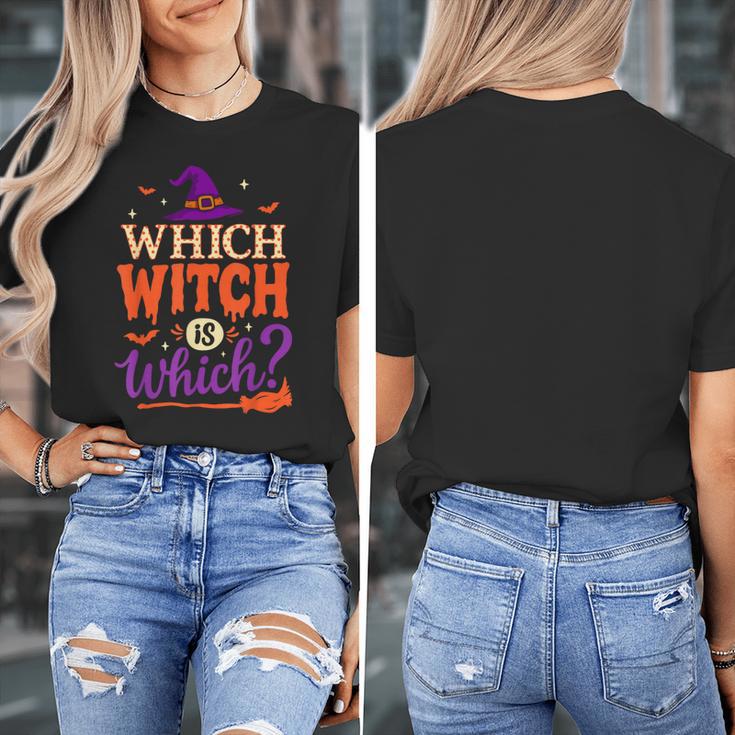 Which Witch Is Which Halloween For Women Men English Teacher Women's T-Shirt, English Teacher Gifts, funny design Which Witch Is Which Halloween For Women Men English Teacher Women's T-Shirt, English Teacher Gifts, funny design