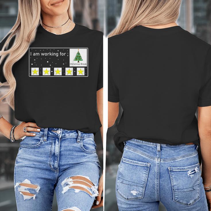 I Am Working For Christmas Break Special Education Teacher Women's T-Shirt, funny design I Am Working For Christmas Break Special Education Teacher Women's T-Shirt, funny design