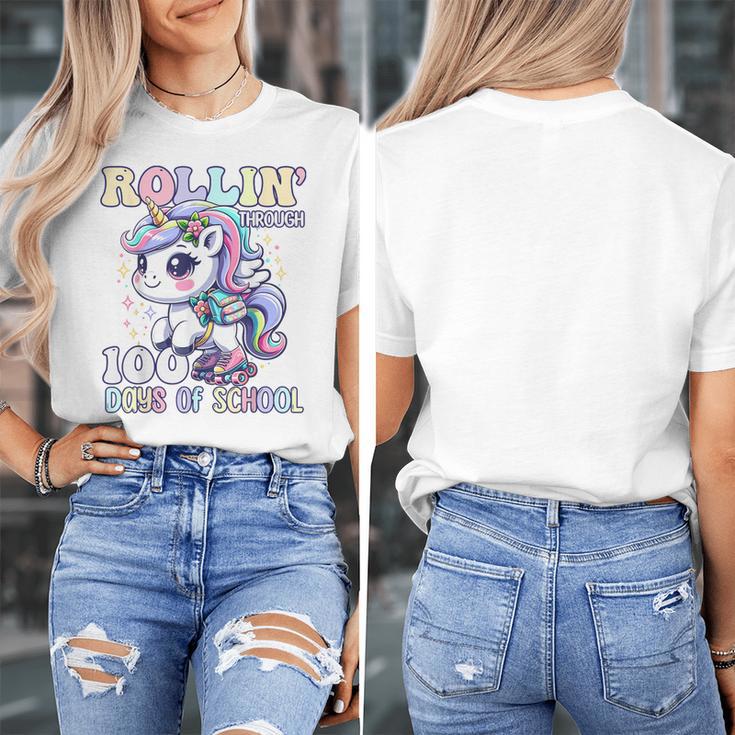 100 Days Of School Girls Teacher 100th Day Unicorn Outfit Women's T-Shirt, funny design 100 Days Of School Girls Teacher 100th Day Unicorn Outfit Women's T-Shirt, funny design