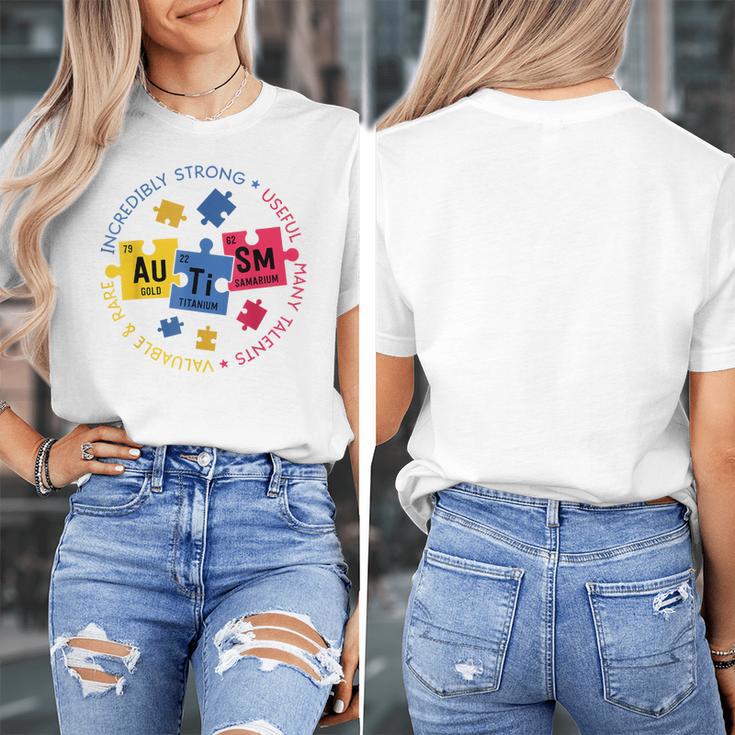 Autism Awareness Shirt Periodic Puzzle Science Teacher Men Women Kids Women's T-Shirt, Science Teacher Gifts, funny design Autism Awareness Shirt Periodic Puzzle Science Teacher Men Women Kids Women's T-Shirt, Science Teacher Gifts, funny design