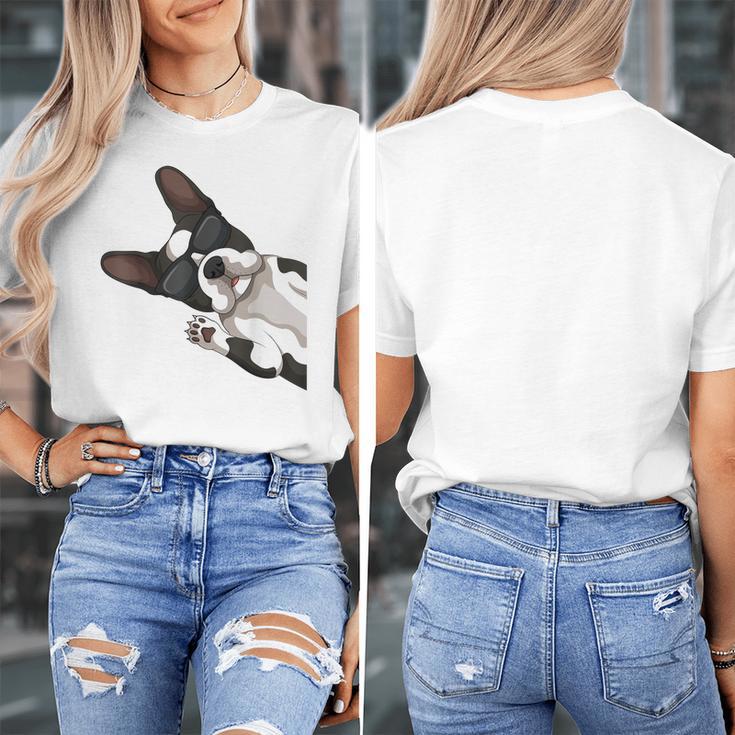 Boston Terrier Bostie Dog Kids Men Women's T-Shirt, funny design