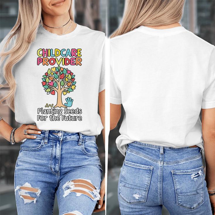 Childcare Provider Job Daycare Provider Daycare Teacher Women's T-Shirt, funny design