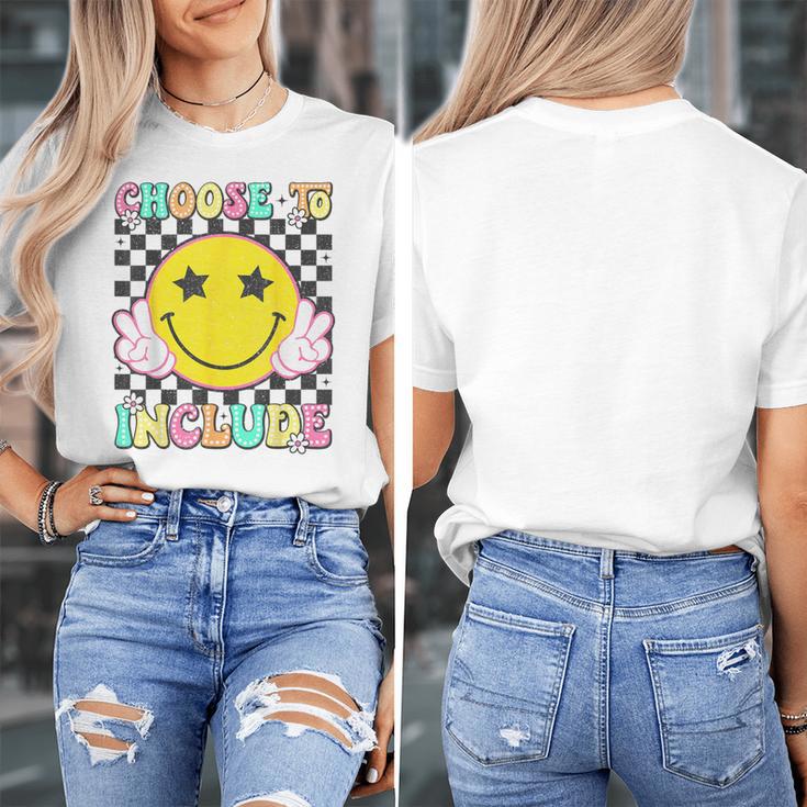 Choose To Include Special Education Teacher Autism Awareness Women's T-Shirt, funny design Choose To Include Special Education Teacher Autism Awareness Women's T-Shirt, funny design